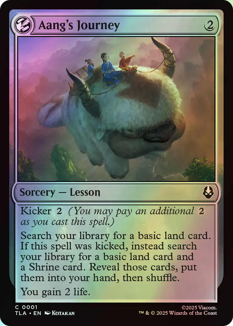 Aang's Journey (TLA) #1 [EN/F]