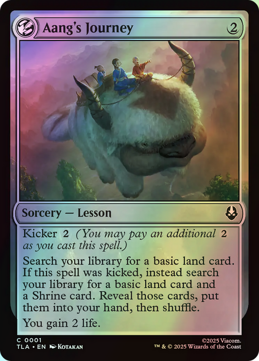 Aang's Journey (TLA) #1 [EN/F]