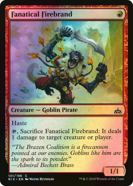 Fanatical Firebrand (RIX) #101 [EN/F] s/o