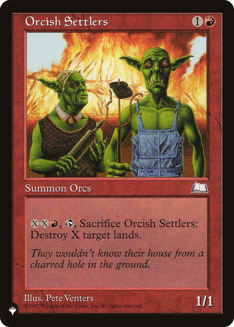 Orcish Settlers (PLST) #WTH-112 [EN/N]