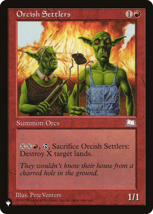 Orcish Settlers (PLST) #WTH-112 [EN/N]