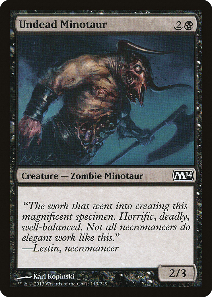 Undead Minotaur (M14) #119 [EN/N]