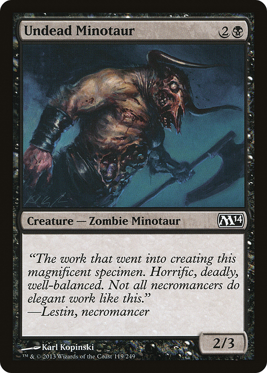 Undead Minotaur (M14) #119 [EN/N]