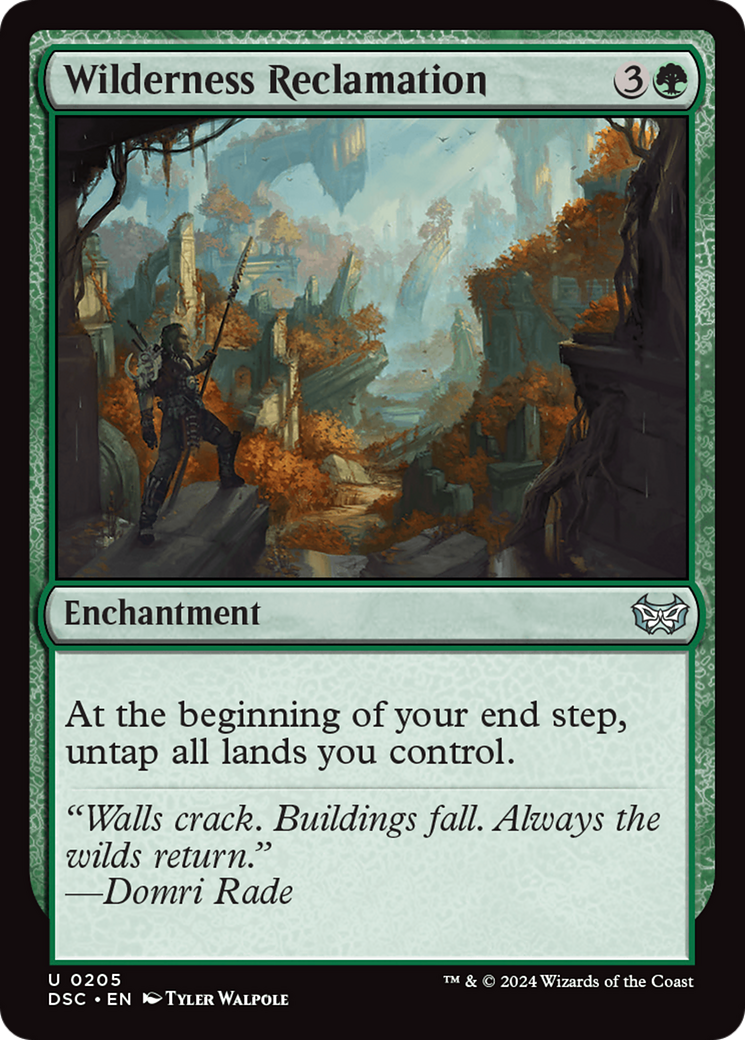 Wilderness Reclamation (DSC) #205 [EN/N] s/o