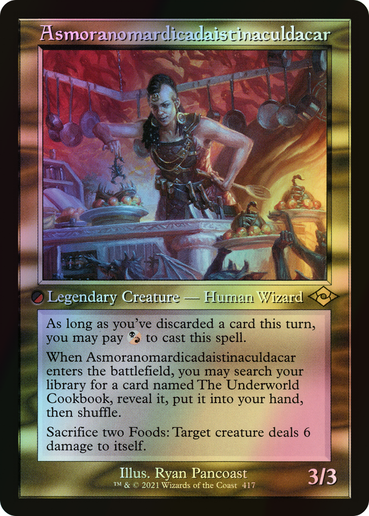 Asmoranomardicadaistinaculdacar (MH2) #417 [EN/E] s/o