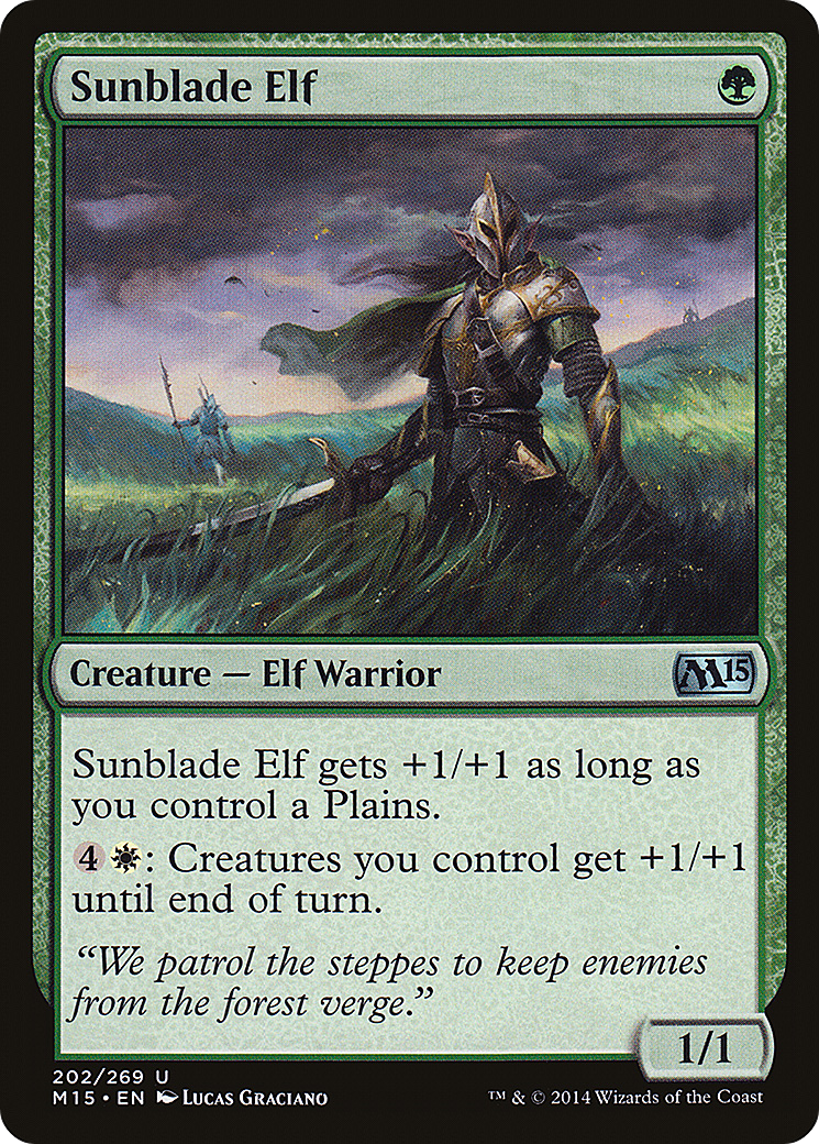 Sunblade Elf (M15) #202 [EN/N] s/o