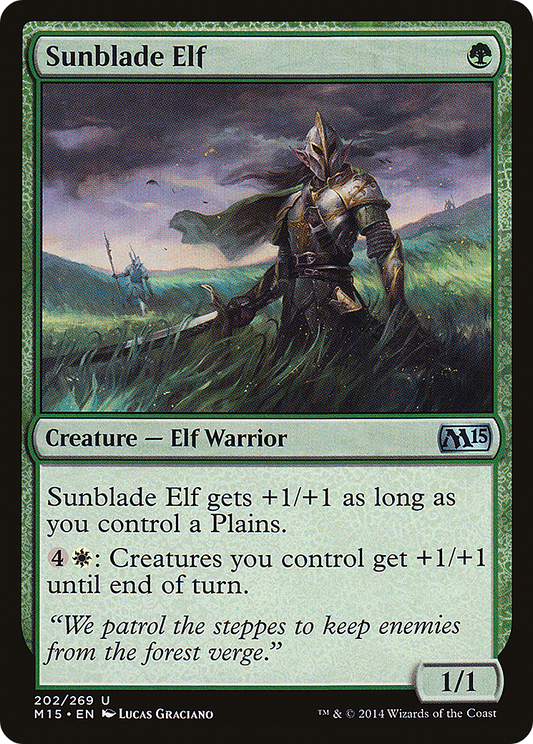 Sunblade Elf (M15) #202 [EN/N] s/o