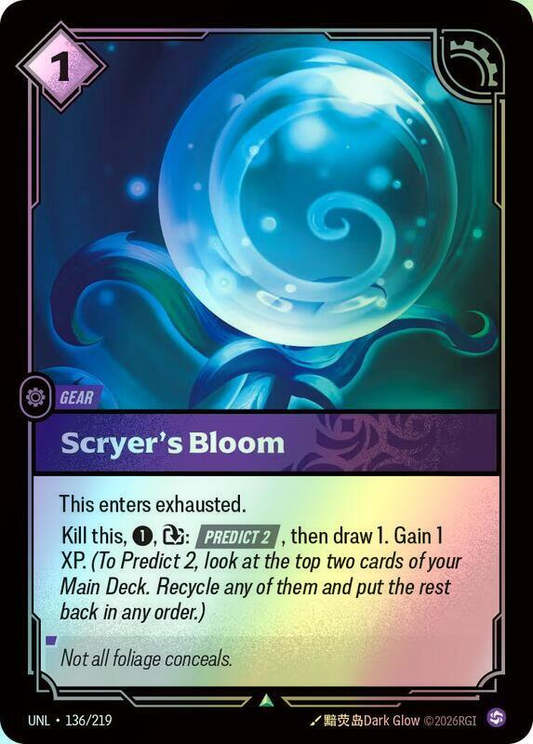 Scryer's Bloom (UNL) #136 [EN/F] s/o