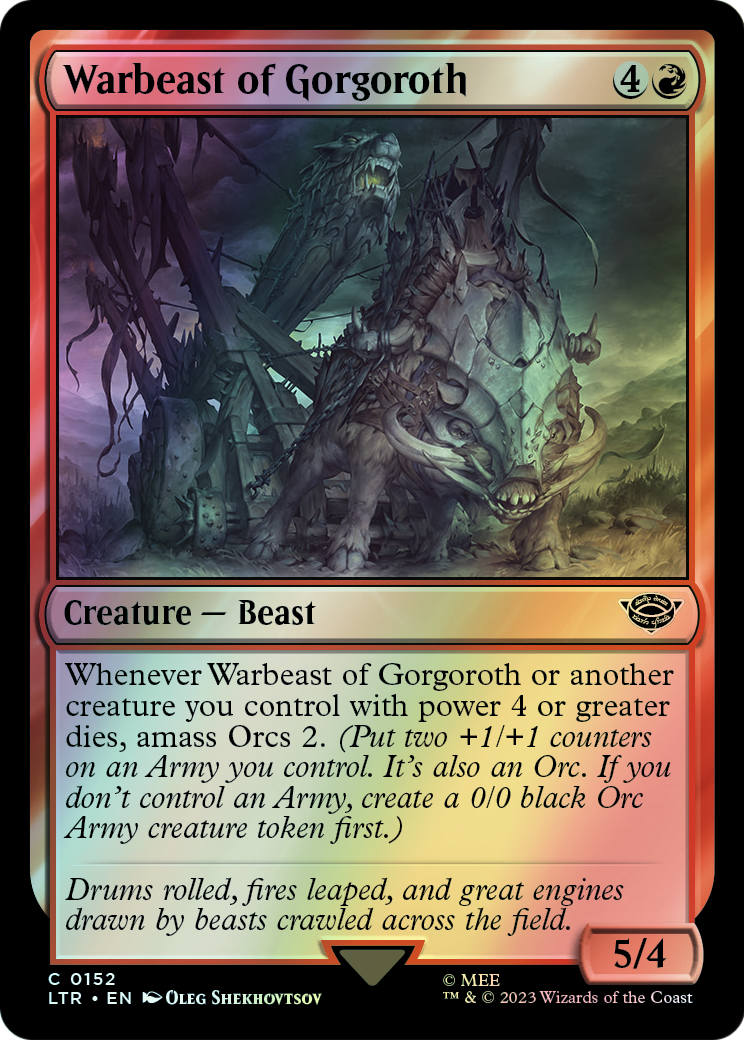 Warbeast of Gorgoroth (LTR) #152 [EN/F]