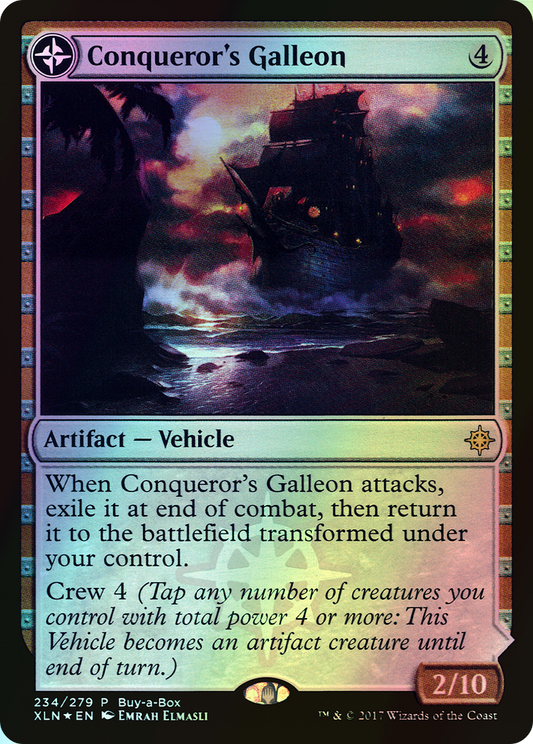 Conqueror's Galleon // Conqueror's Foothold (PXTC) #234 [EN/F] s/o