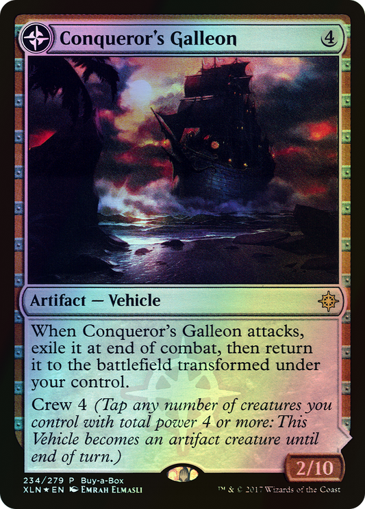 Conqueror's Galleon // Conqueror's Foothold (PXTC) #234 [EN/F] s/o