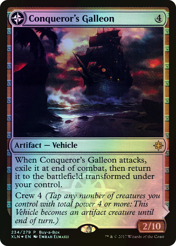 Conqueror's Galleon // Conqueror's Foothold (PXTC) #234 [EN/F] s/o