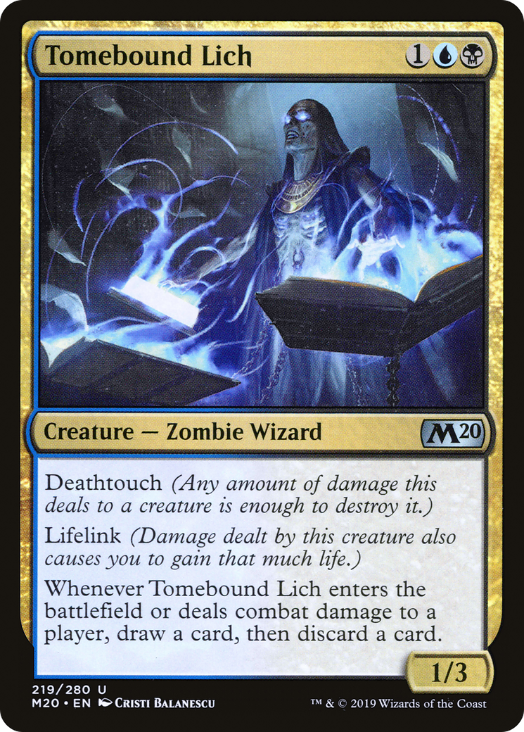 Tomebound Lich (M20) #219 [EN/N]