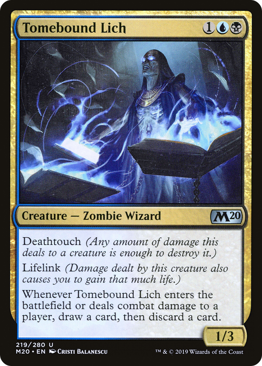 Tomebound Lich (M20) #219 [EN/N]