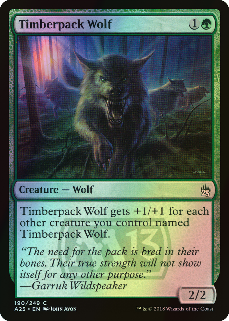 Timberpack Wolf (A25) #190 [EN/F]