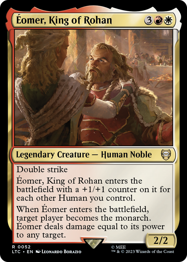 Éomer, King of Rohan (LTC) #52 [EN/N] s/o