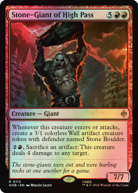 Stone-Giant of High Pass (HOB) #113 [EN/F]
