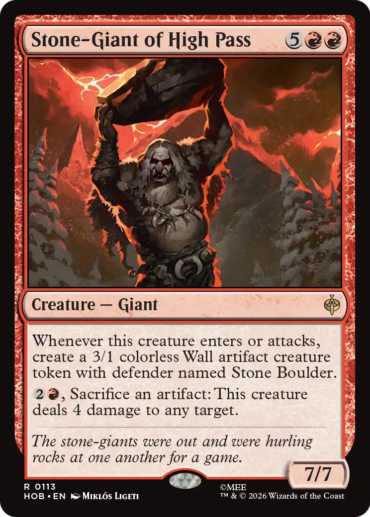 Stone-Giant of High Pass (HOB) #113 [EN/N]