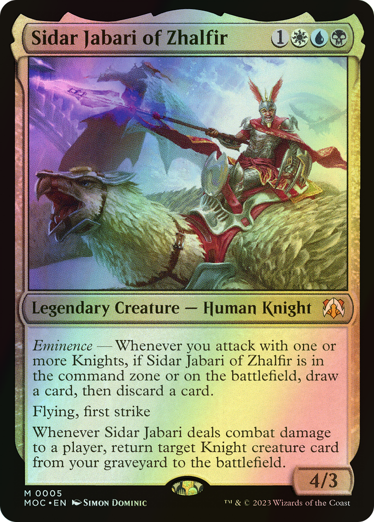Sidar Jabari of Zhalfir (MOC) #5 [EN/F]