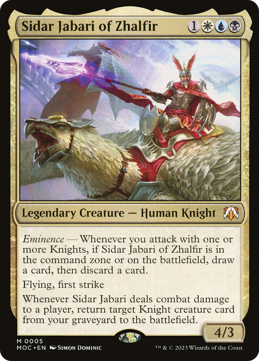 Sidar Jabari of Zhalfir (MOC) #5 [EN/N] s/o