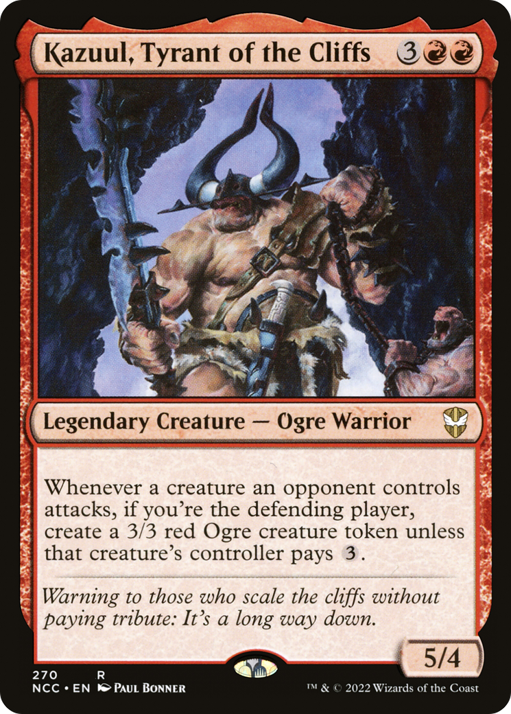 Kazuul, Tyrant of the Cliffs (NCC) #270 [EN/N]