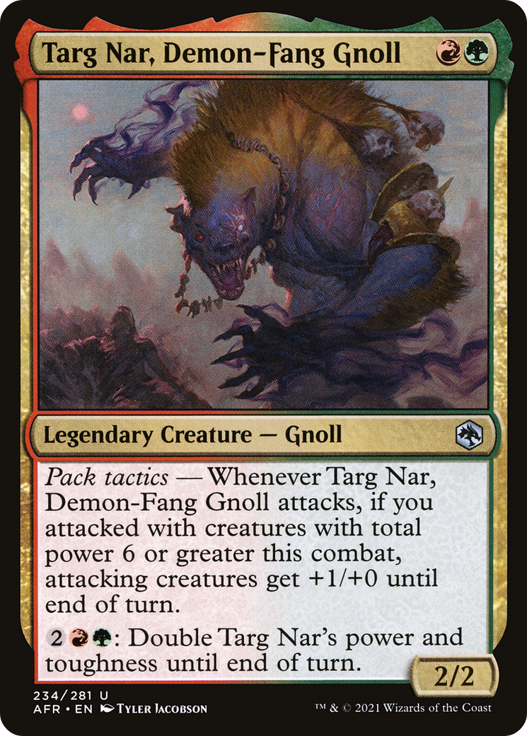 Targ Nar, Demon-Fang Gnoll (AFR) #234 [EN/N]