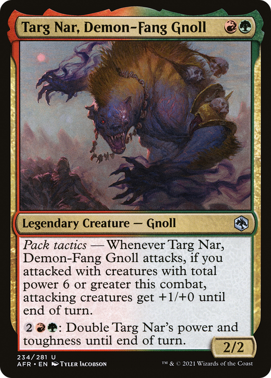 Targ Nar, Demon-Fang Gnoll (AFR) #234 [EN/N]