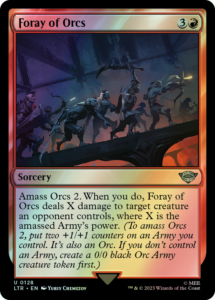 Foray of Orcs (LTR) #128 [EN/F]