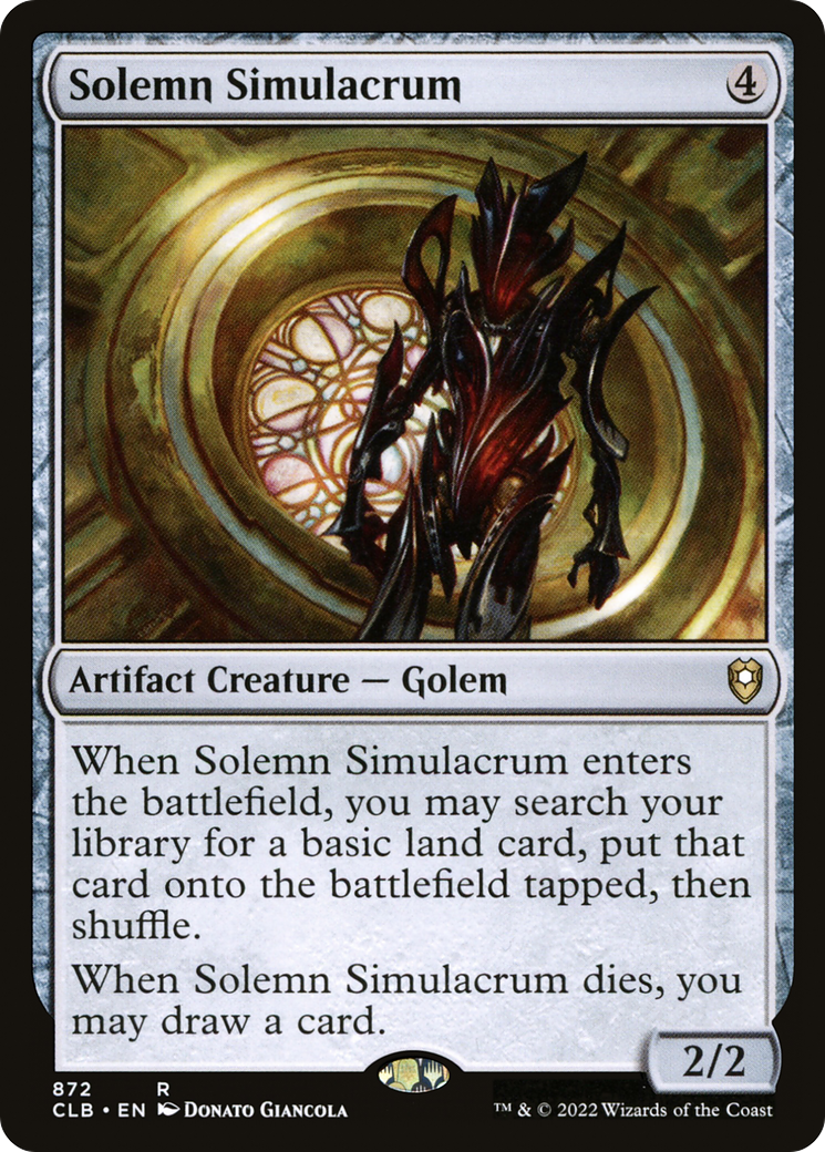 Solemn Simulacrum (CLB) #872 [EN/N]