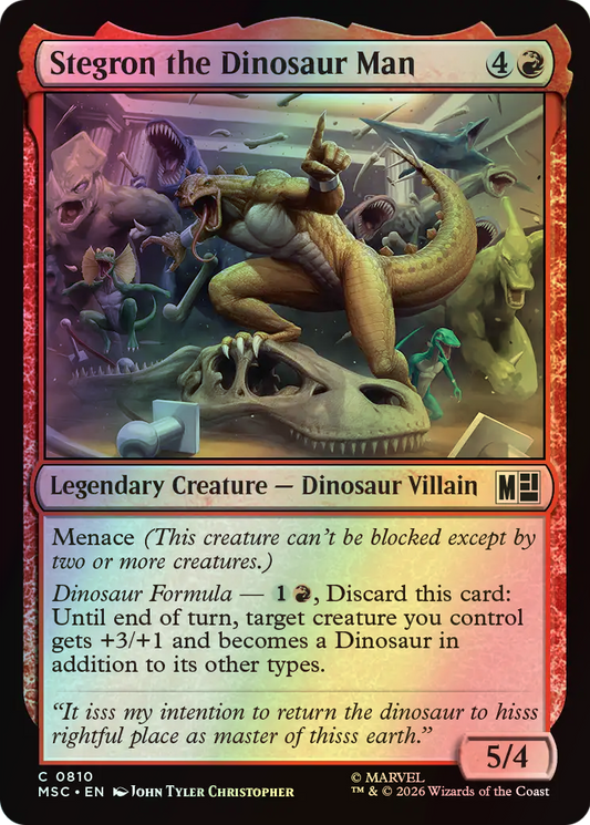 Stegron the Dinosaur Man (MSC) #810 [EN/F]