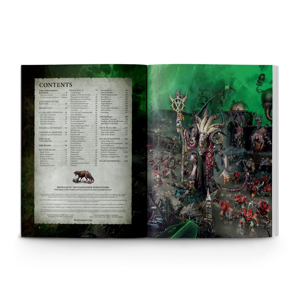 Warhammer Age of Sigmar Chaos Battletome: Skaven (English)