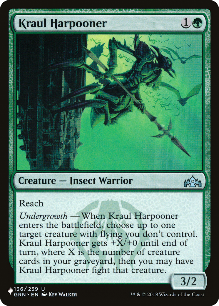 Kraul Harpooner (PLST) #GRN-136 [EN/N]