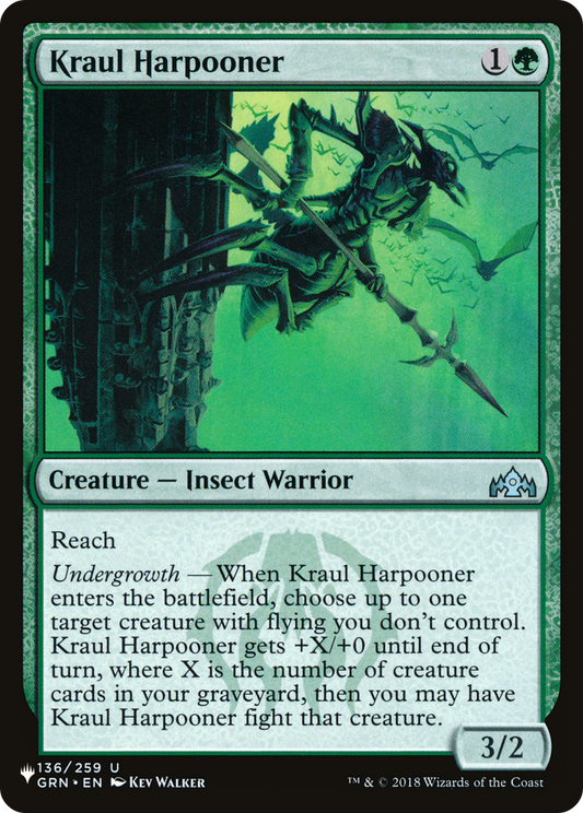 Kraul Harpooner (PLST) #GRN-136 [EN/N]