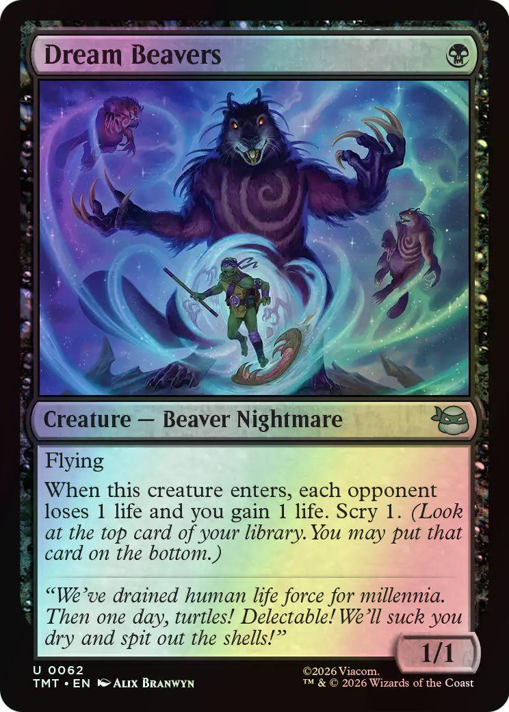 Dream Beavers (TMT) #62 [EN/F] s/o
