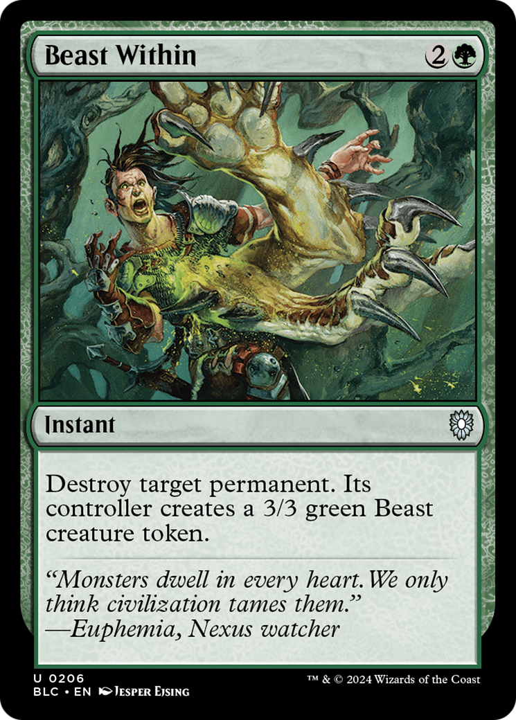 Beast Within (BLC) #206 [EN/N] s/o