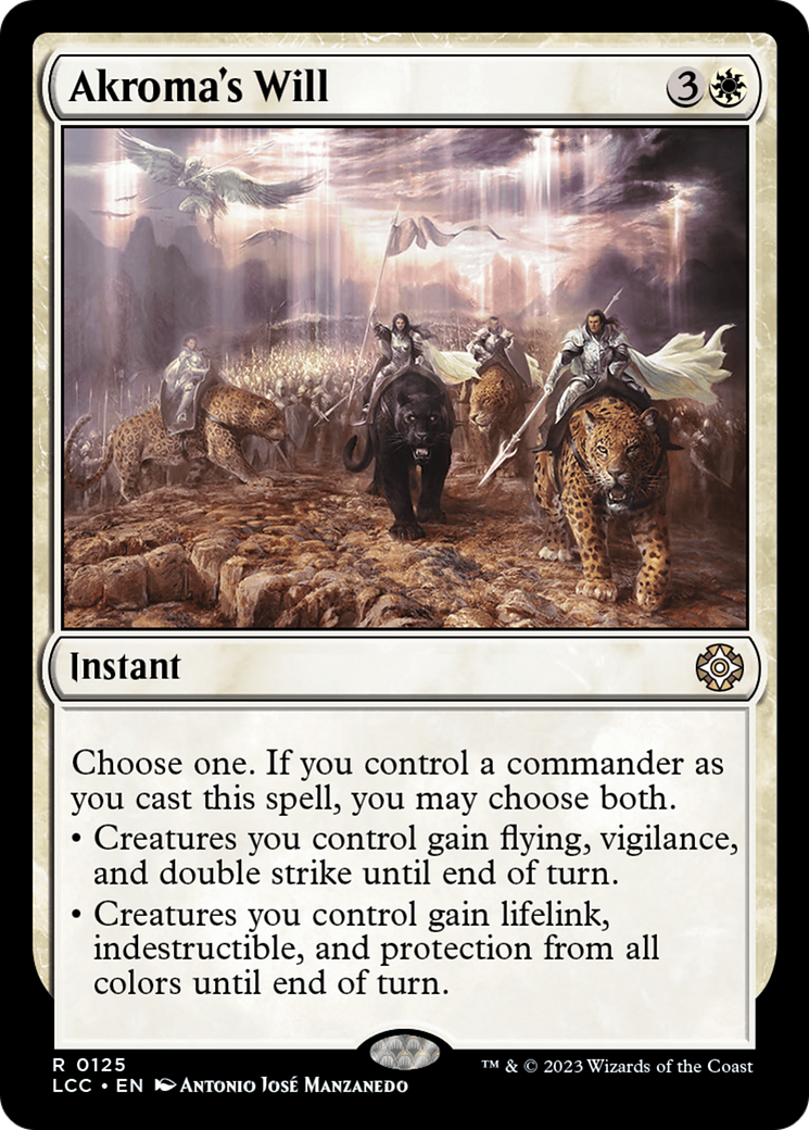 Akroma's Will (LCC) #125 [EN/N]