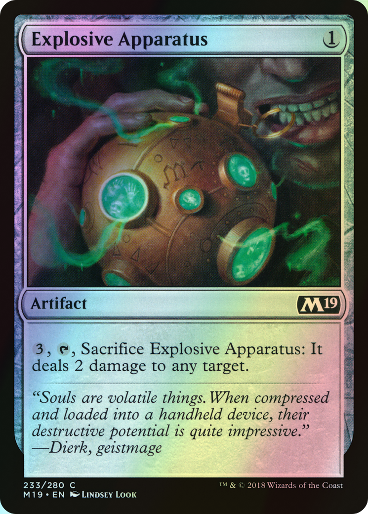 Explosive Apparatus (M19) #233 [EN/F]