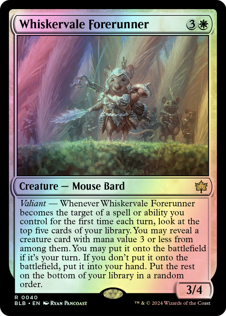 Whiskervale Forerunner (BLB) #40 [EN/F] s/o