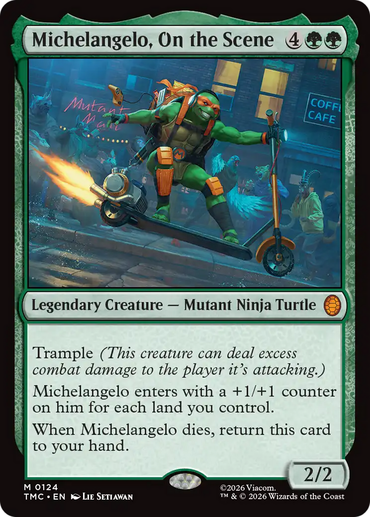 Michelangelo, On the Scene (TMC) #124 [EN/N]