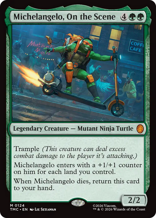 Michelangelo, On the Scene (TMC) #124 [EN/N]