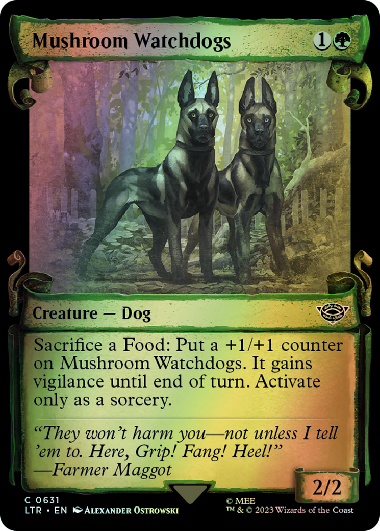 Mushroom Watchdogs - Silver Foil (LTR) #631 [EN/F]