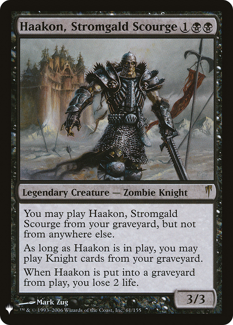 Haakon, Stromgald Scourge (PLST) #CSP-61 [EN/N] s/o