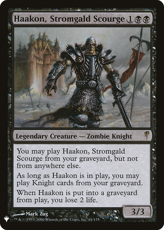 Haakon, Stromgald Scourge (PLST) #CSP-61 [EN/N] s/o