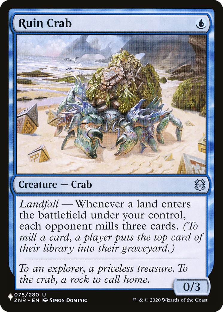 Ruin Crab (PLST) #ZNR-75 [EN/N]