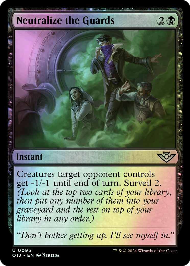 Neutralize the Guards (OTJ) #95 [EN/F]