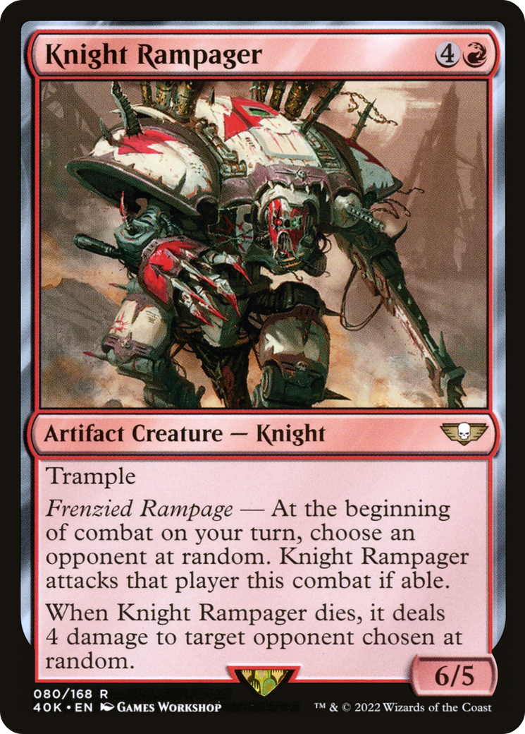 Knight Rampager (40K) #80 [EN/N]