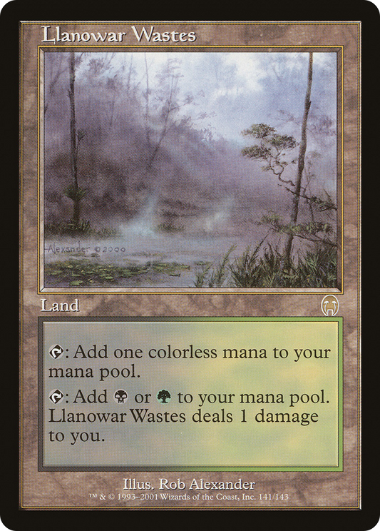 Llanowar Wastes (APC) #141 [EN/N] s/o