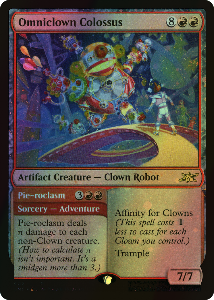 Omniclown Colossus // Pie-roclasm - Galaxy Foil (UNF) #402 [EN/F]