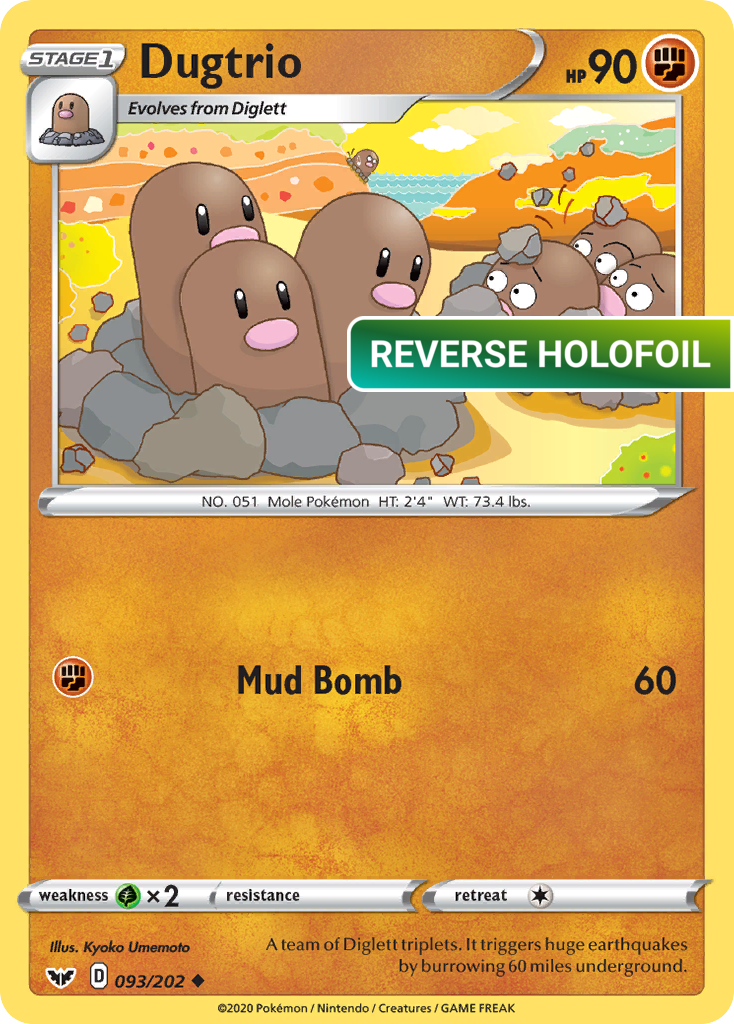 Dugtrio (SSH) #093 [EN/R] s/o