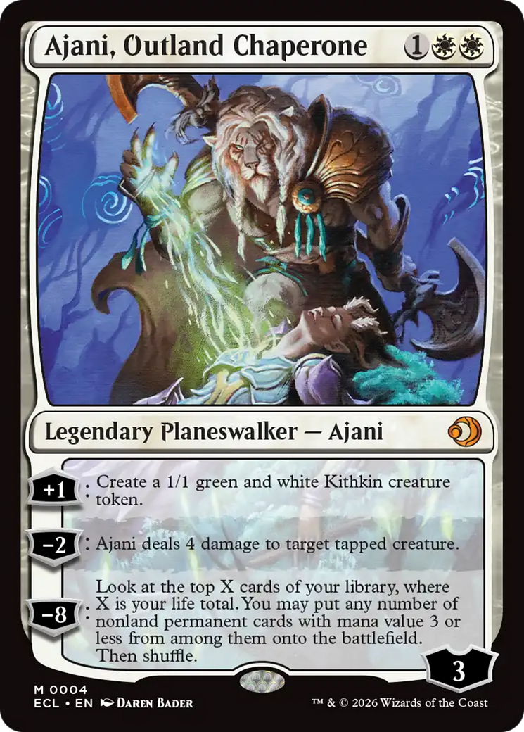 Ajani, Outland Chaperone (ECL) #4 [EN/N] s/o